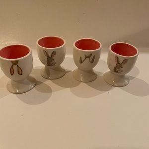 Set of 4.  Rae Dunn Egg Cups.